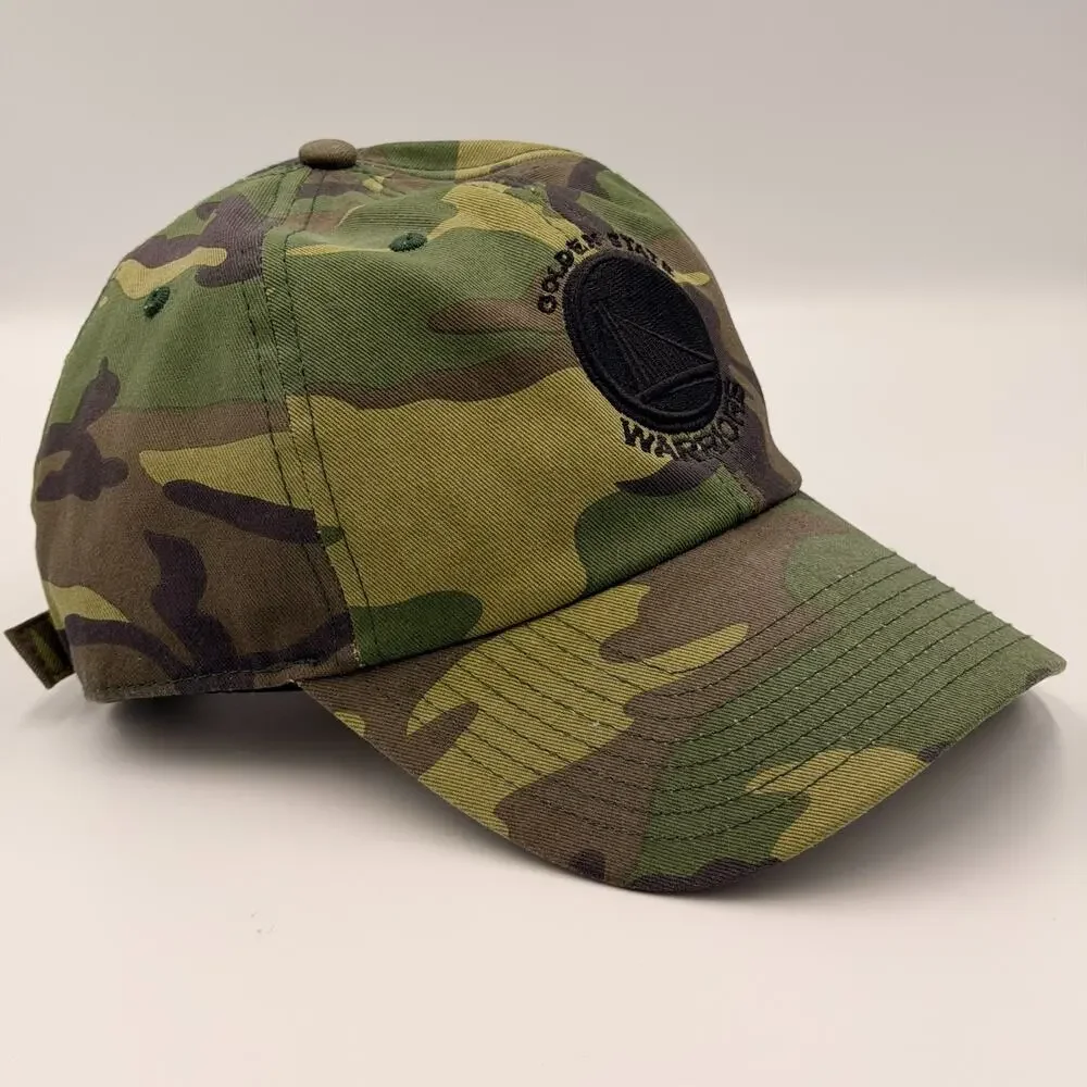 Golden State Warriors 47 Camo Clean Up Adjustable Hat NBA Mens OSFA Strapback